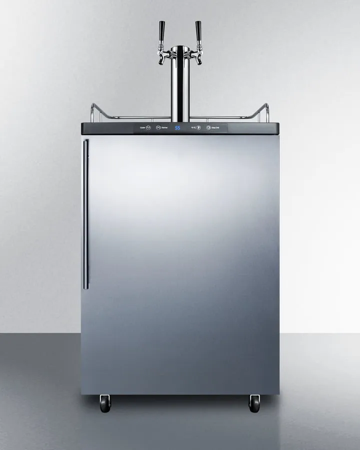 Summit SBC635M7SSHVTWIN 24" Wide Kegerator