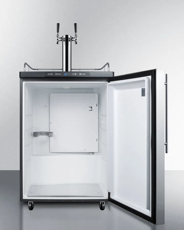 Summit SBC635M7SSHVTWIN 24" Wide Kegerator