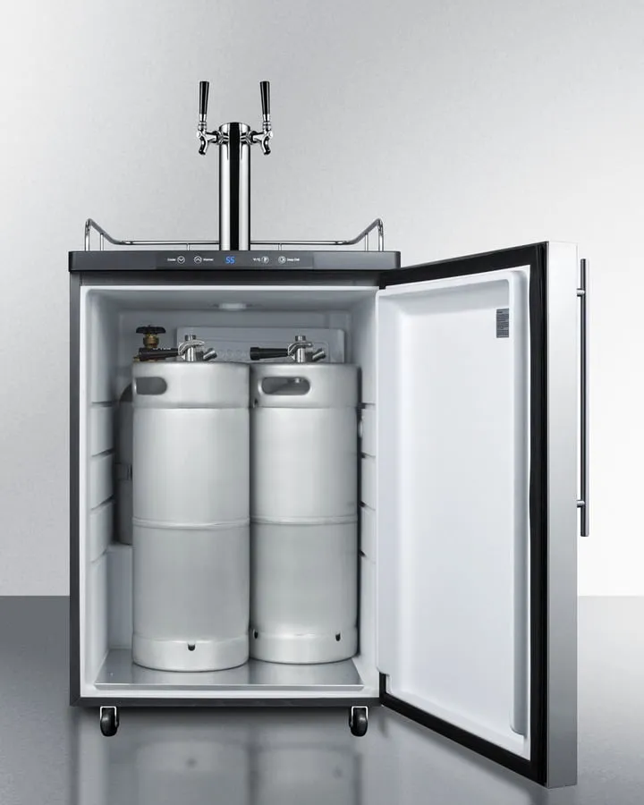Summit SBC635MBI7SSHVTWIN 24" Wide Built-In Kegerator