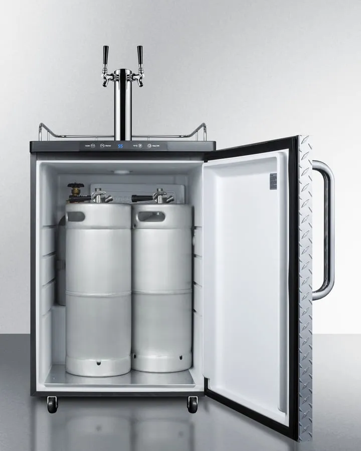 Summit SBC635MDPLTWIN 24" Wide Kegerator