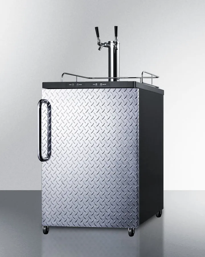 Summit SBC635MDPLTWIN 24" Wide Kegerator