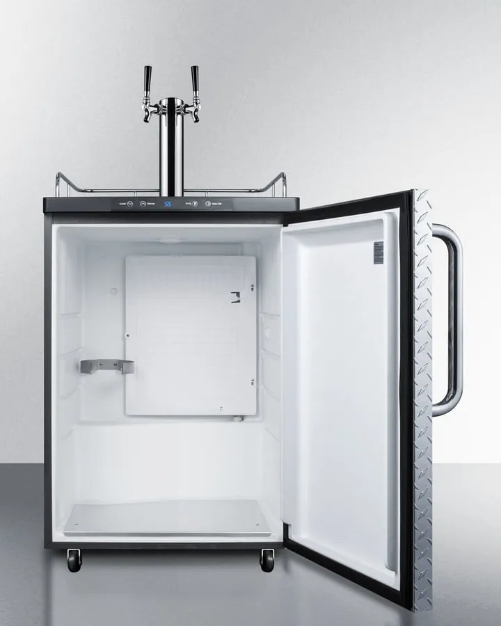 Summit SBC635MDPLTWIN 24" Wide Kegerator