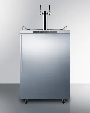 Summit SBC635MOS7HVTWIN 24" Wide Outdoor Kegerator