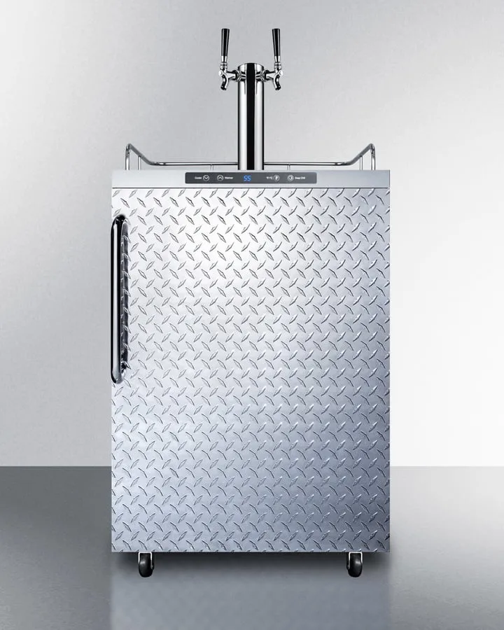 Summit SBC635MOSDPLTWIN 24" Wide Outdoor Kegerator