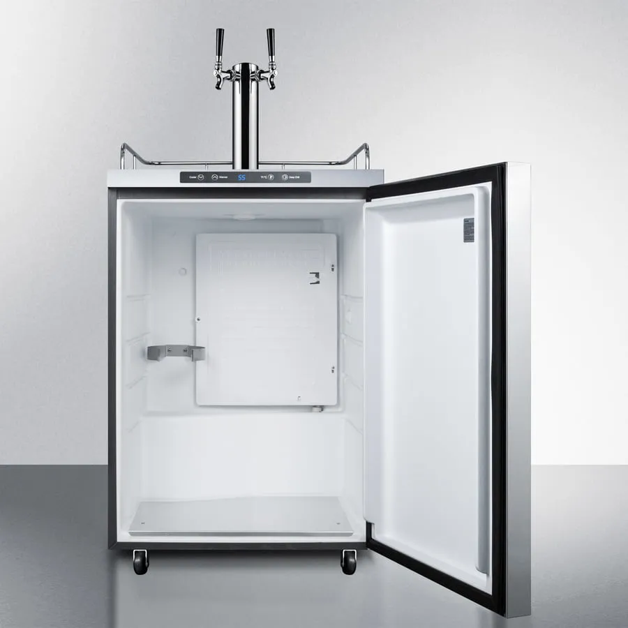 Summit SBC635MOSHHTWIN 24" Wide Outdoor Kegerator