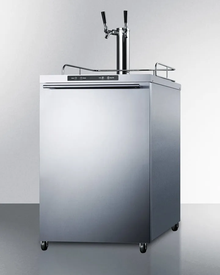 Summit SBC635MOSHHTWIN 24" Wide Outdoor Kegerator
