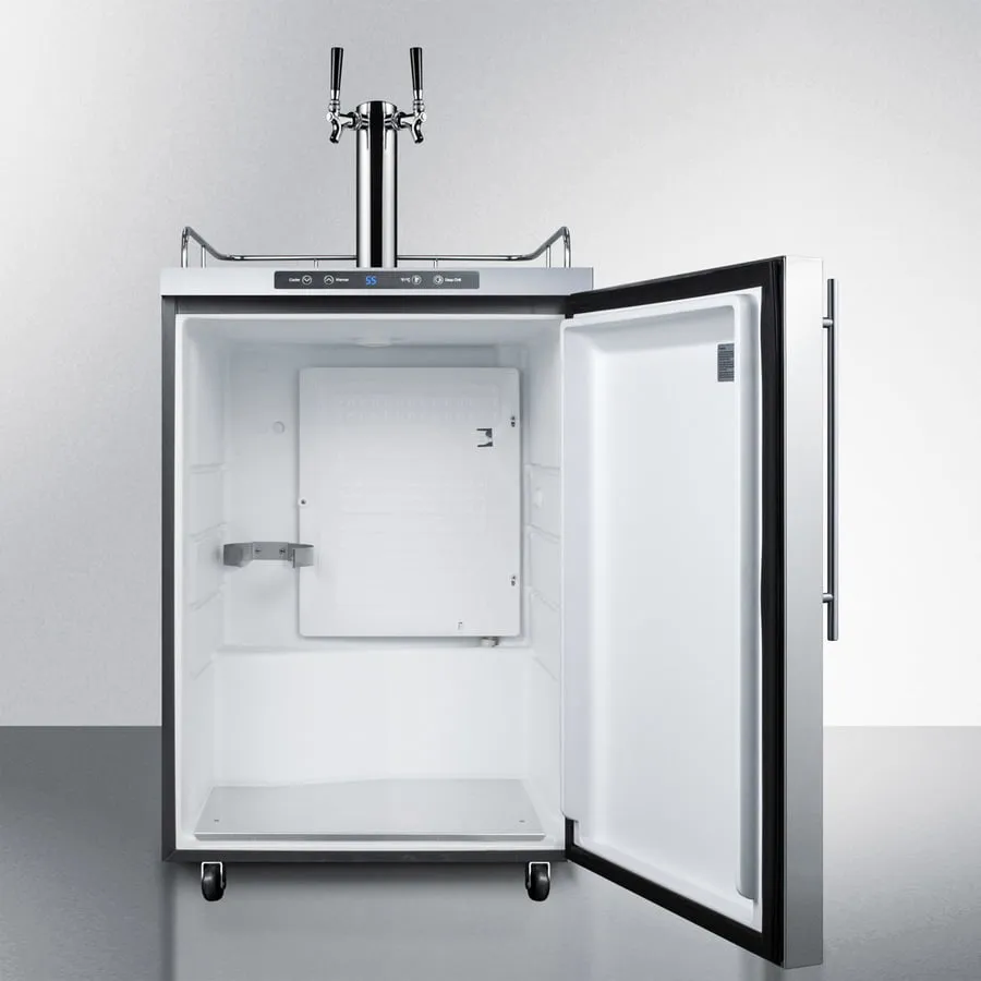 Summit SBC635MOSHVTWIN 24" Wide Outdoor Kegerator