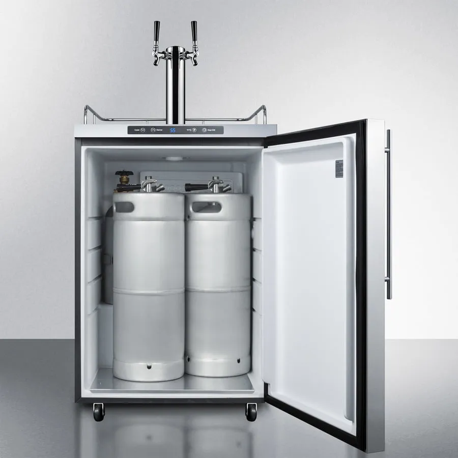 Summit SBC635MOSHVTWIN 24" Wide Outdoor Kegerator