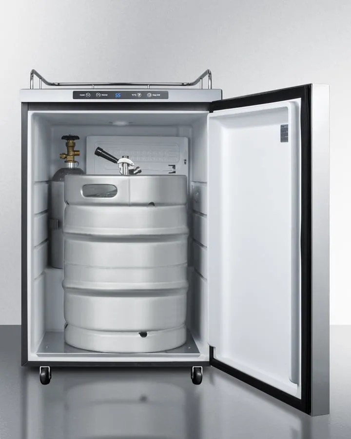 Summit SBC635MOSNKHH 24" Wide Outdoor Kegerator