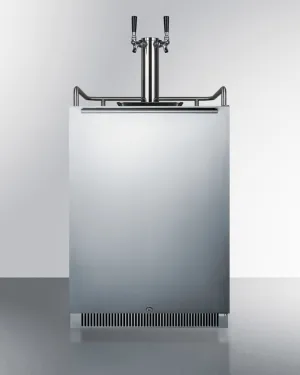 Summit SBC677BITWIN 24" Wide Built-In Kegerator