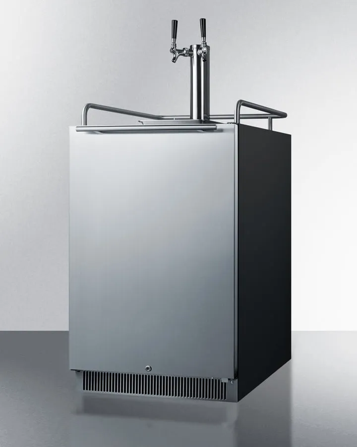 Summit SBC677BITWIN 24" Wide Built-In Kegerator