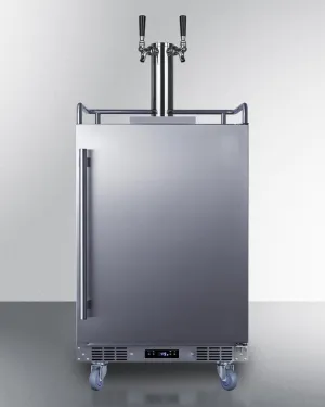 Summit SBC682CFTWIN 24" Wide Built-In Cold Brew Coffee Kegerator