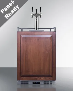 Summit SBC682PNRTRIPLE 24" Wide Built-In Kegerator (Panel Not Included)