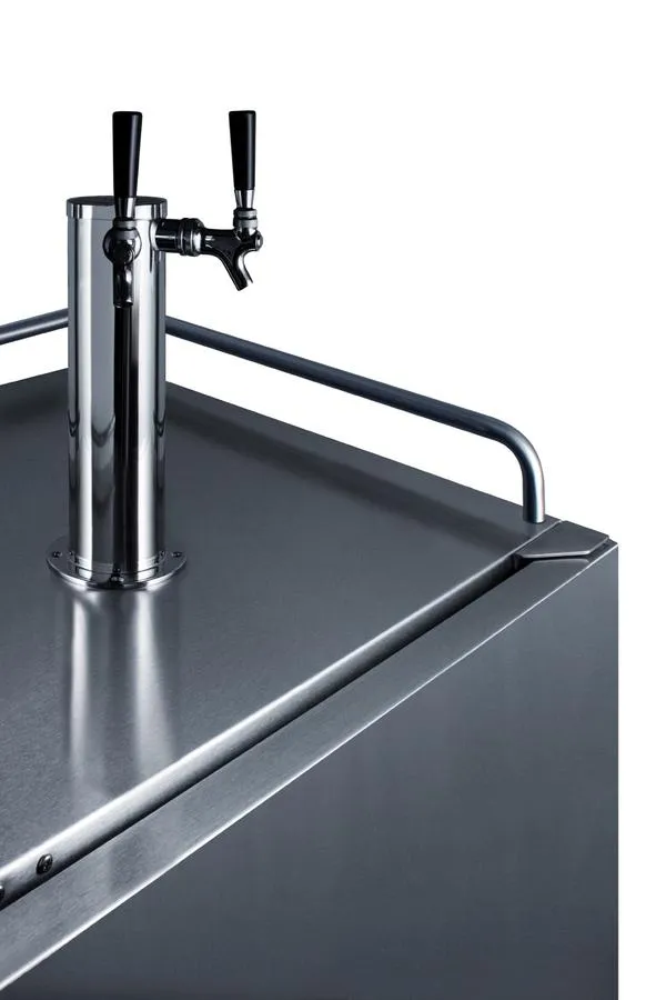 Summit SBC682WKDTWIN 24" Wide Built-In Wine Kegerator