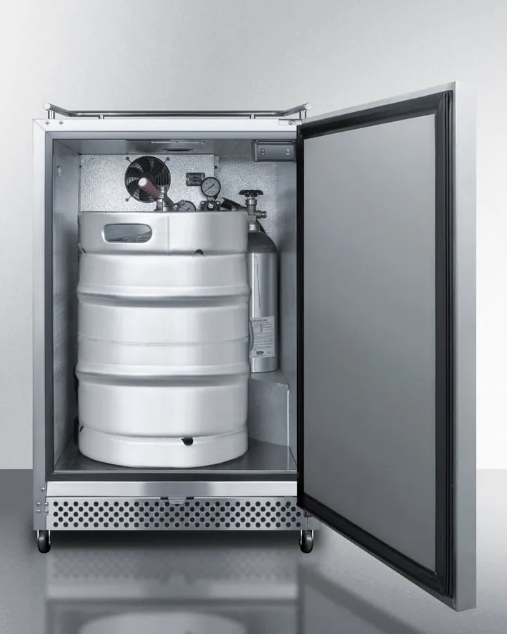 Summit SBC695OSNK 24" Wide Built-In Outdoor Kegerator