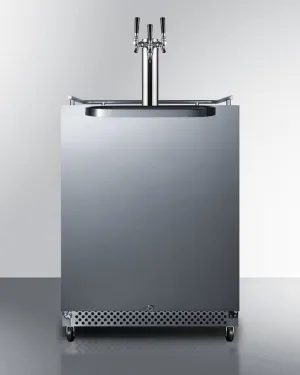 Summit SBC695OSTRIPLE 24" Wide Built-In Outdoor Kegerator