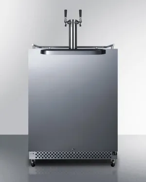 Summit SBC696OSCFTWIN 24" Wide Built-In Outdoor Cold Brew Coffee Kegerator
