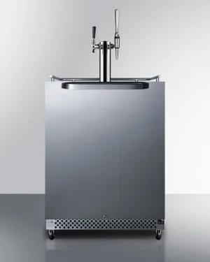 Summit SBC696OSCMTWIN 24" Wide Built-In Outdoor Cold Brew/Nitro Coffee Kegerator