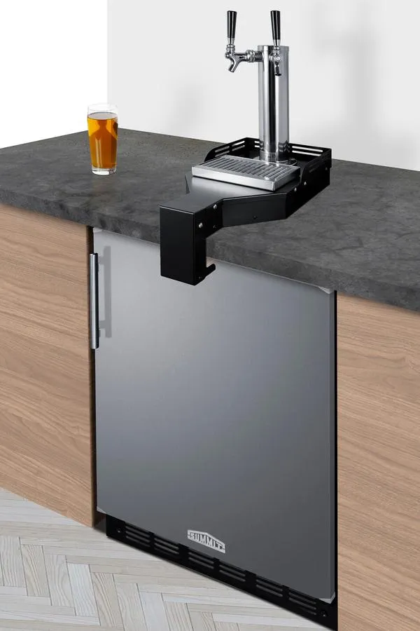 Summit SBC7BRSFLTWCFADA 24" Wide Built-In Floating Tap Cold Brew Kegerator, Ada-Compliant