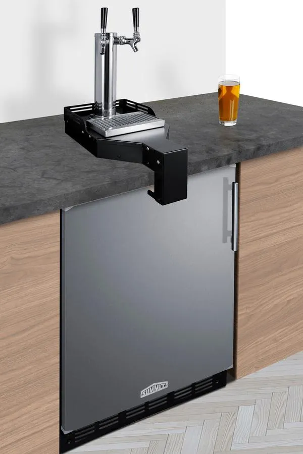 Summit SBC7BRSFLTWCFADALHD 24" Wide Built-In Floating Tap Cold Brew Kegerator, Ada-Compliant