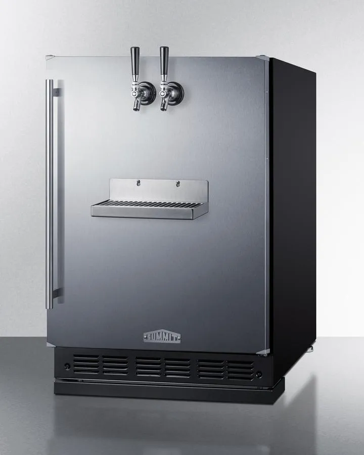 Summit SBC7BRSFRTPCF 24" Wide Front Tap Built-In Cold Brew Coffee Kegerator