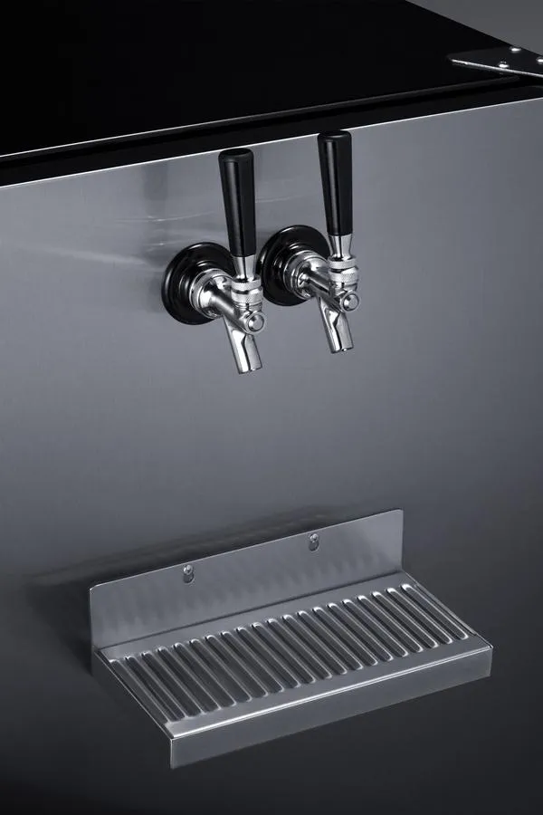 Summit SBC7BRSFRTPCFADALHD 24" Wide Front Tap Built-In Cold Brew Coffee Kegerator, Ada-Compliant