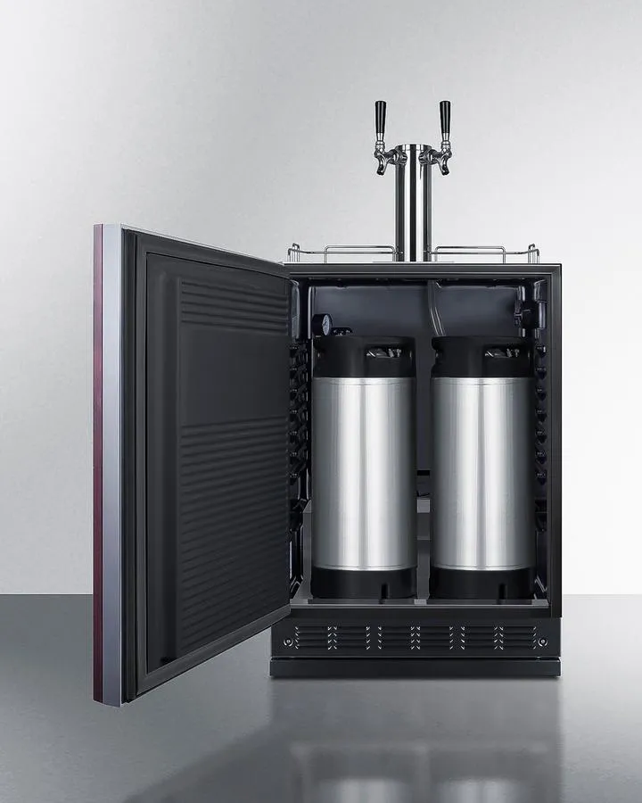Summit SBC7BRSIFCF2LHD 24" Wide Cold Brew Coffee Kegerator (Panel Not Included)