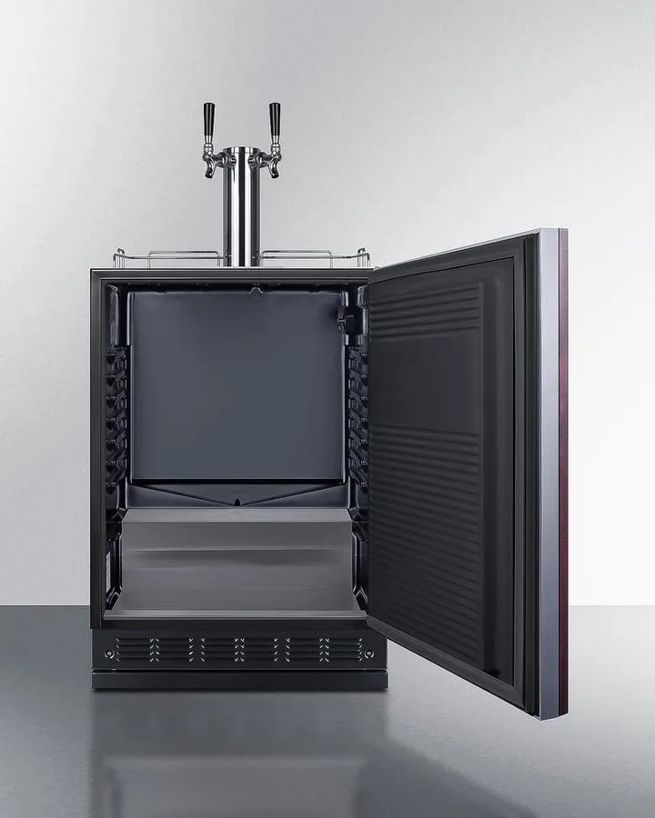 Summit SBC7BRSIFWK2 24" Wide Wine Kegerator (Panel Not Included)