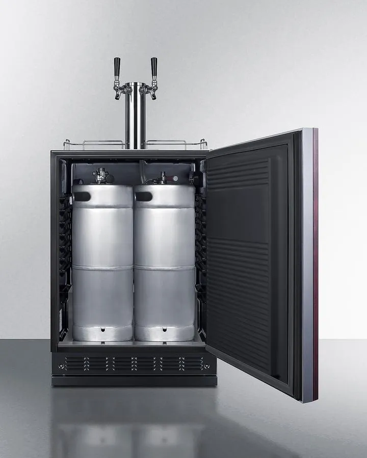 Summit SBC7BRSIFWK2 24" Wide Wine Kegerator (Panel Not Included)