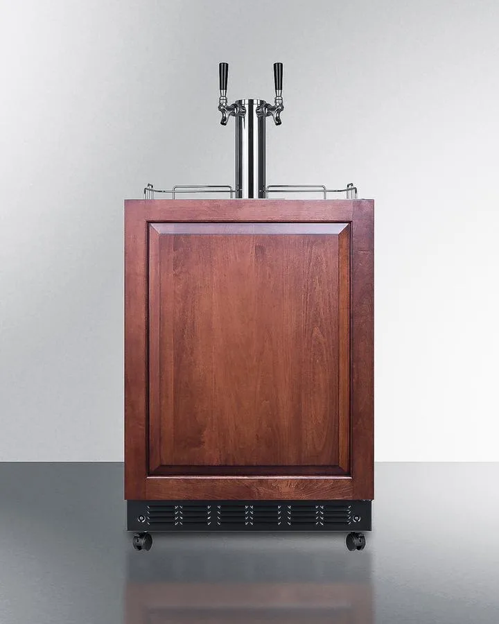 Summit SBC7BRSIFWK2 24" Wide Wine Kegerator (Panel Not Included)