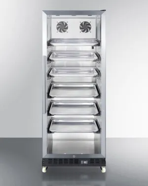 Summit SCR1156RI 24" Wide Mini Reach-In Beverage Center With Dolly