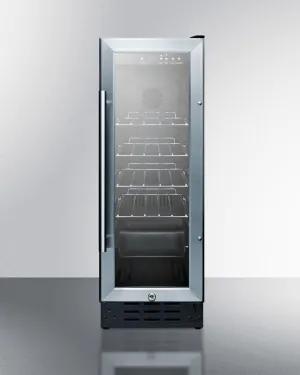 Summit SCR1225B 12" Wide Beverage Center