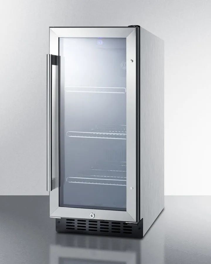Summit SCR1536BGCSS 15" Wide Built-In Beverage Center