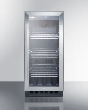 Summit SCR1536BGCSS 15" Wide Built-In Beverage Center