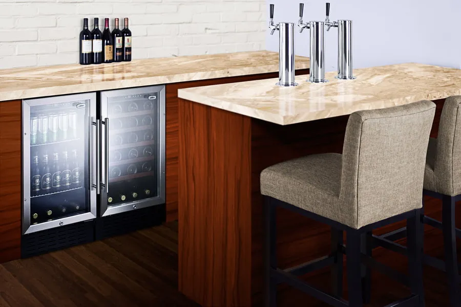 Summit SCR1841BCSSADA 18" Wide Built-In Beverage Center, Ada Compliant