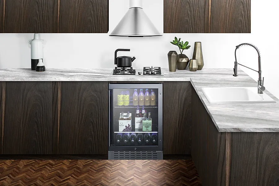 Summit SCR2466B 24" Wide Built-In Beverage Cooler