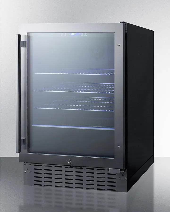 Summit SCR2466B 24" Wide Built-In Beverage Cooler