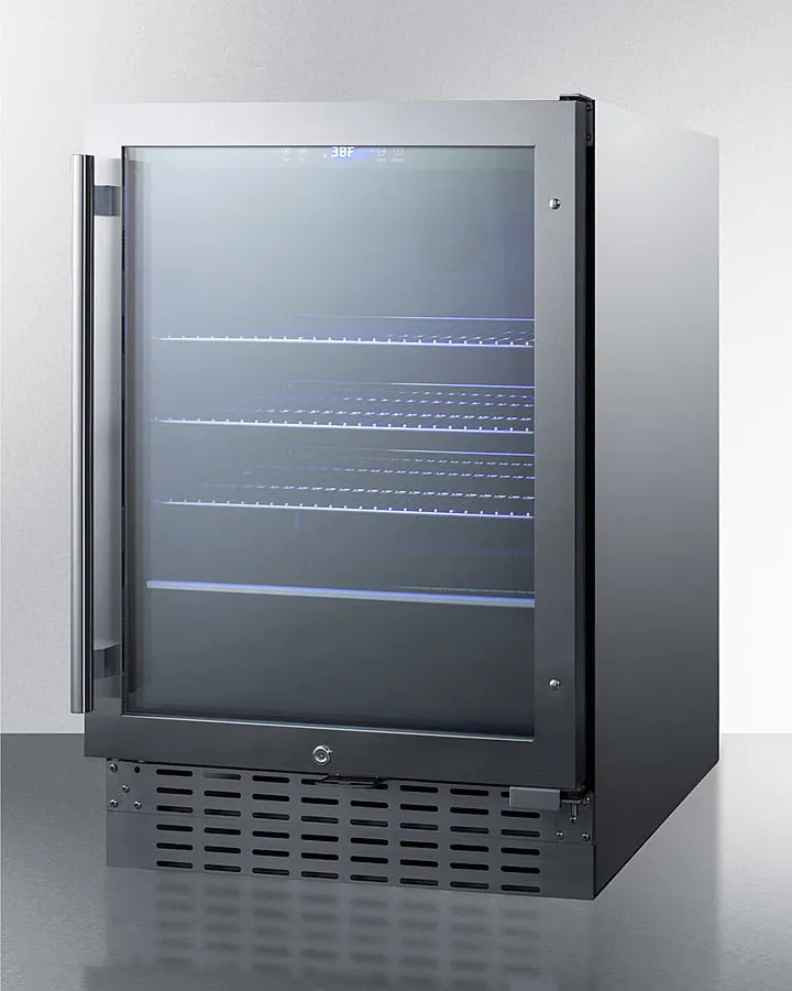 Summit SCR2466BCSS 24" Wide Built-In Beverage Cooler