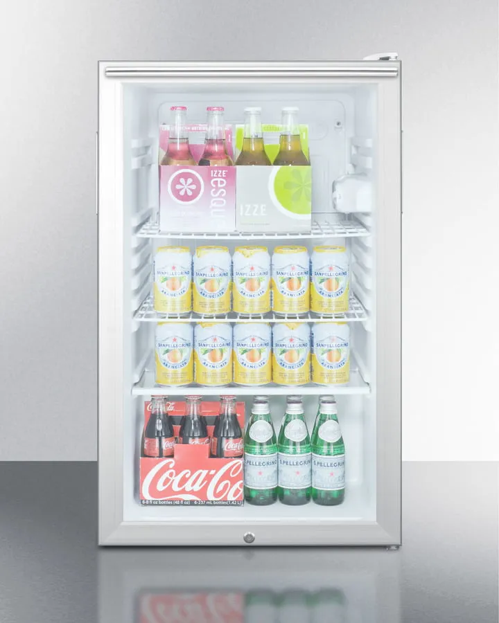Summit SCR450LBI7HH 20" Wide Built-In All-Refrigerator