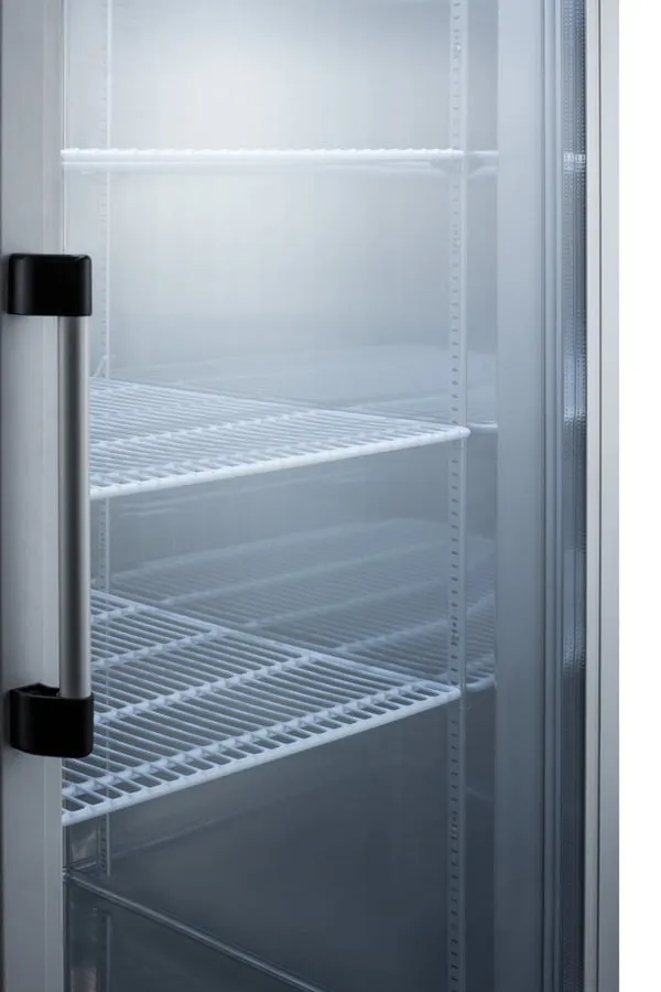 Summit SCR49SSG 49 Cu.Ft. Commercial Reach-In Refrigerator In Complete Stainless Steel With Glass Doors