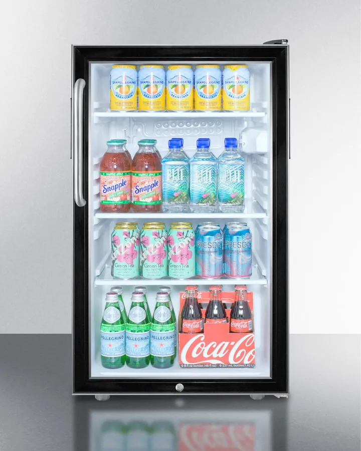 Summit SCR500BL7TBADA 20" Wide All-Refrigerator, Ada Compliant