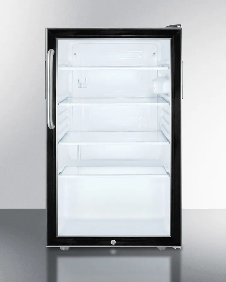 Summit SCR500BL7TBADA 20" Wide All-Refrigerator, Ada Compliant