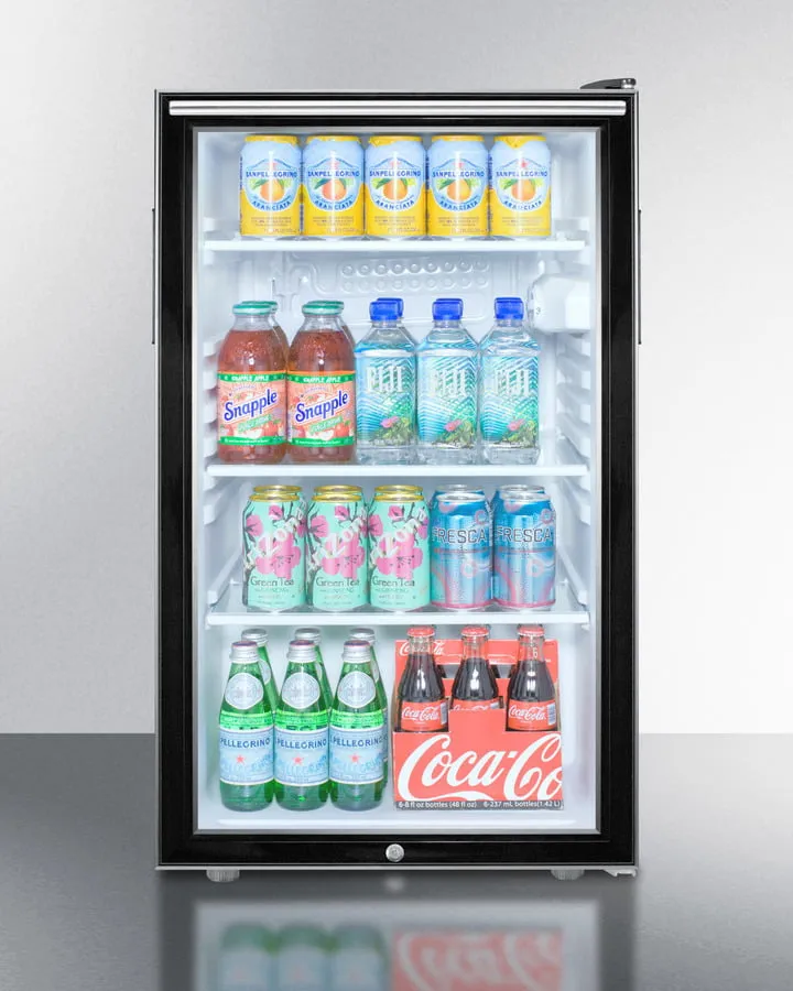 Summit SCR500BLBI7HH 20" Wide Built-In All-Refrigerator