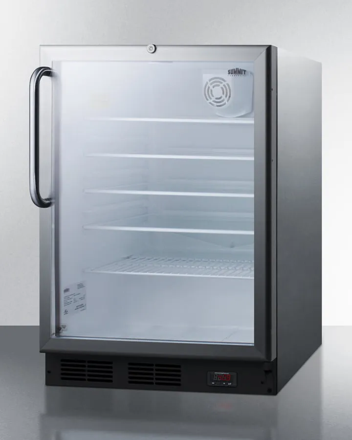 Summit SCR600BGLDTPUBCSS 24" Wide Craft Beer Pub Cellar