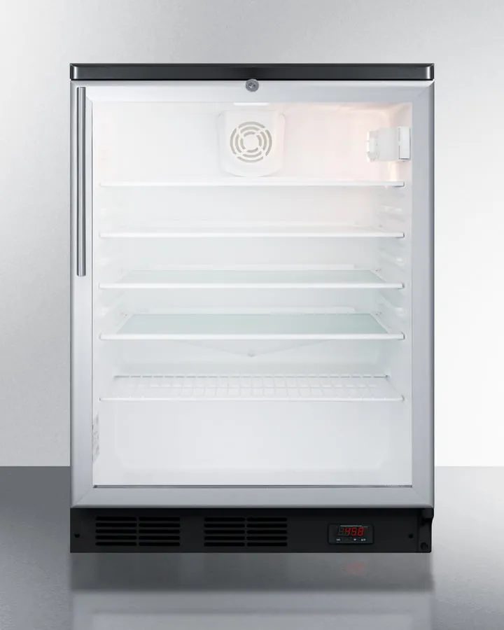 Summit SCR600BGLDTPUBHV 24" Wide Craft Beer Pub Cellar
