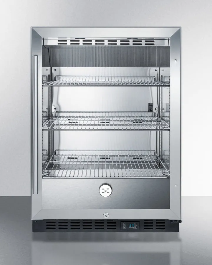 Summit SCR610BLCSS Built-In Undercounter Commercial Beverage Center With Ss Interior And Wrapped Cabinet