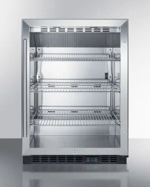 Summit SCR610BLCSS Built-In Undercounter Commercial Beverage Center With Ss Interior And Wrapped Cabinet