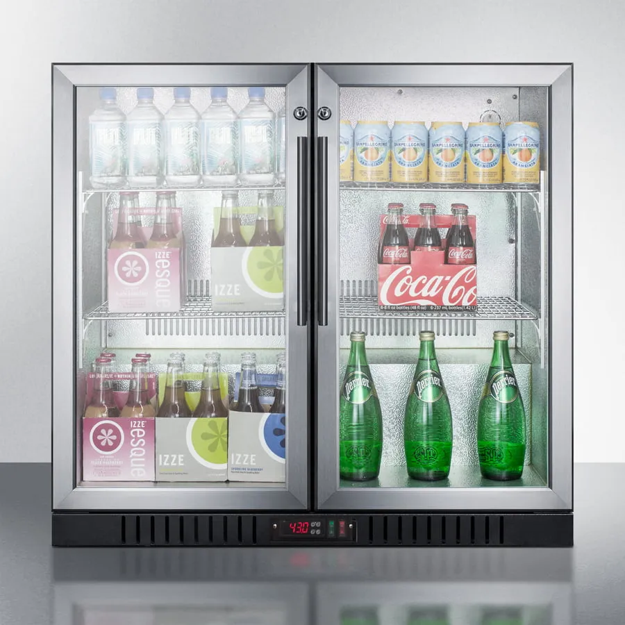Summit SCR7012DBCSS 36" Wide Beverage Center