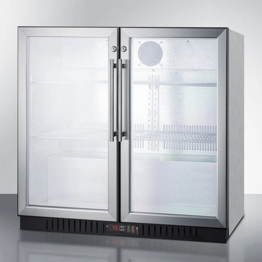 Summit SCR7012DBCSS 36" Wide Beverage Center