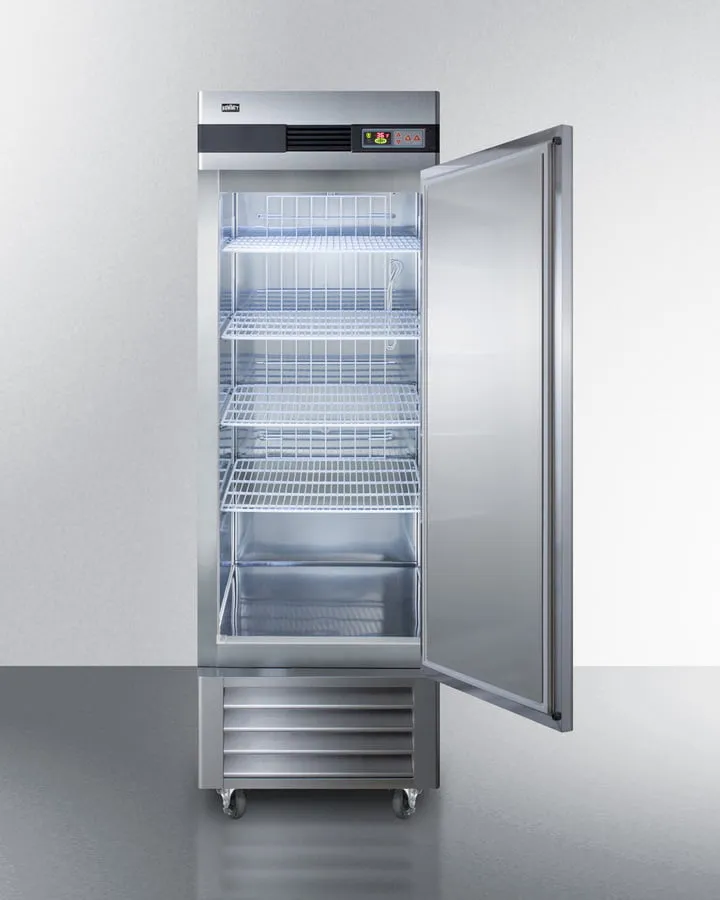 Summit SCRR232 23 Cu.Ft. Commercial Reach-In Refrigerator In Complete Stainless Steel